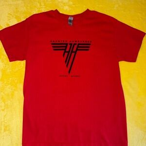Gildan Red Tee with Black Graphic